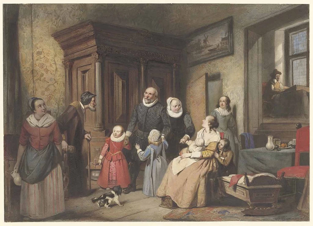 Una scena di famiglia olandese del XVII secolo - Amsterdam Museum